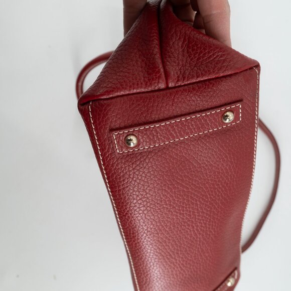 Dooney & Bourke Dillen Double Pocket cross body handbag Satchel Red - Picture 14 of 14